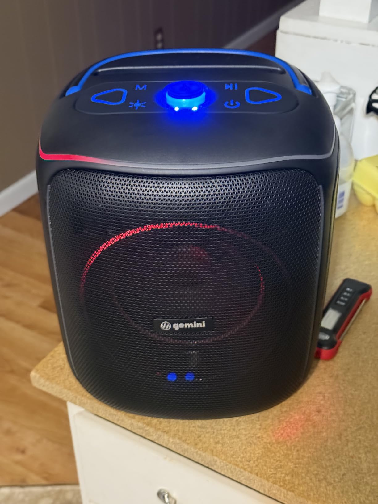 Gemini GPK-200PK Bluetooth karaoke speaker, 2 wireless mics
